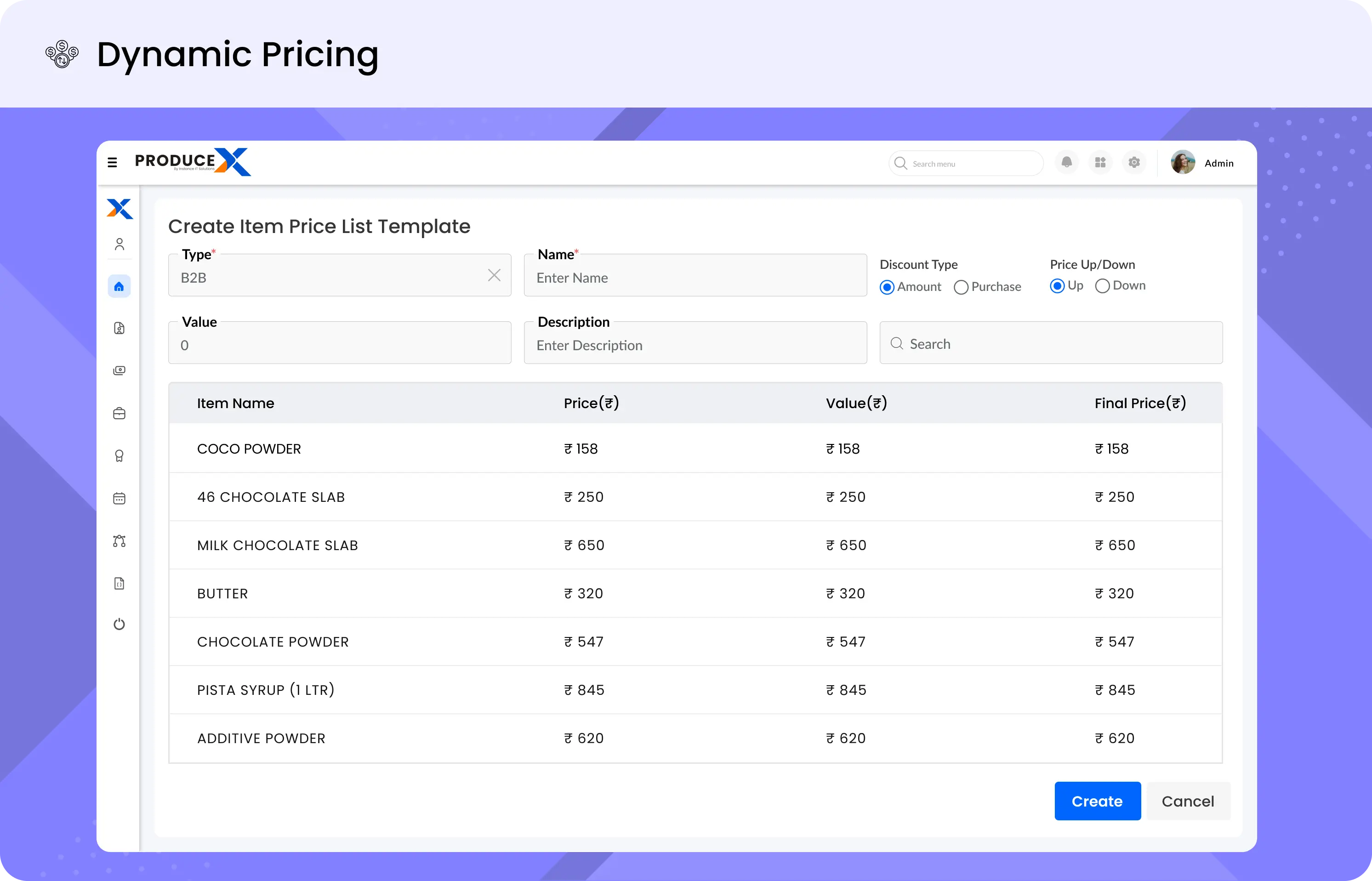 Dynamic pricing